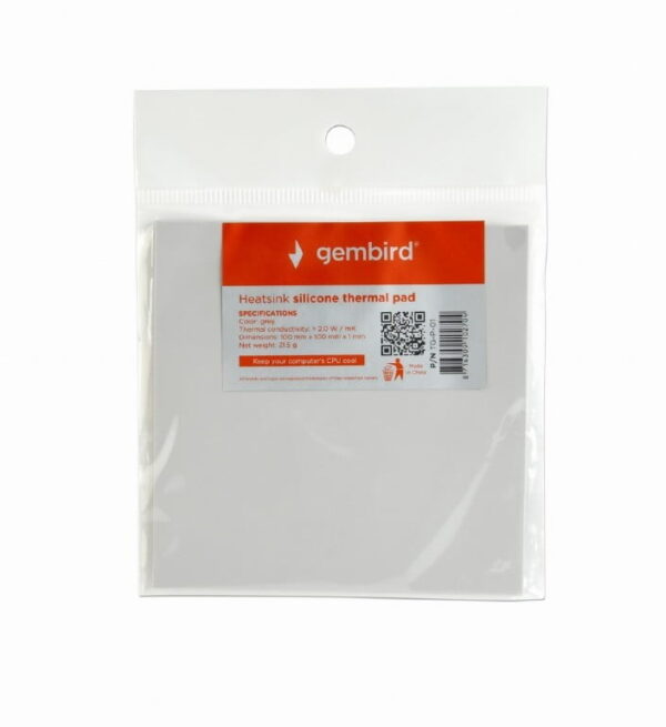 Pad Siliconic Gembird TG-P-01 100 x 100 x 1 mm - imagine 3