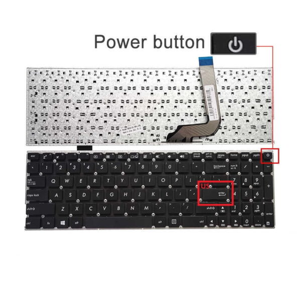 Tastatura laptop Asus VivoBook X542 X542BA X542B X542U X542UR X542UQR X542 fara rama