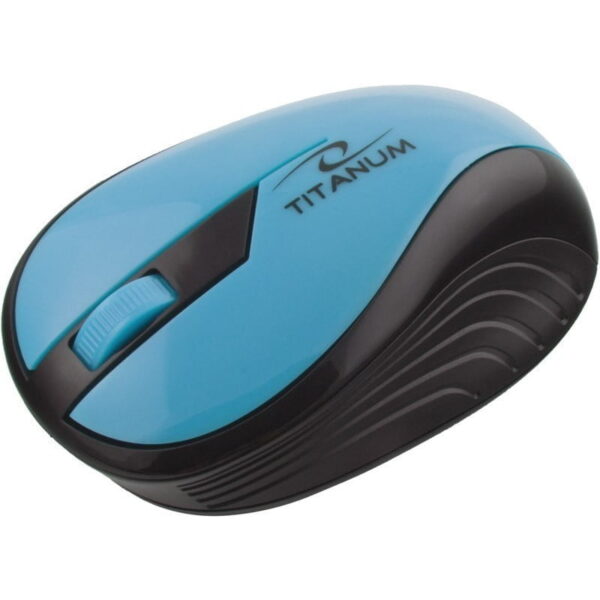 Mouse optic ESPERANZA Titanum, Wireless, Turcoaz - imagine 3