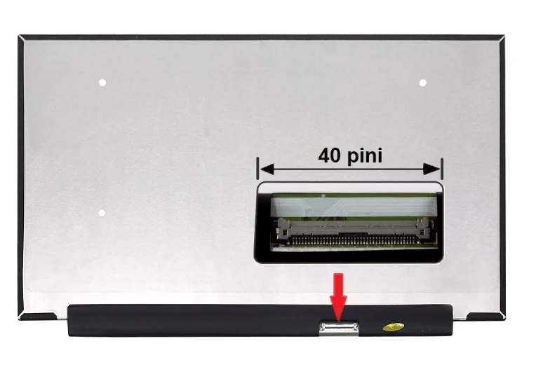 Laptop display 15.6 inch slim Full-HD IPS NV156FHM-NY4 40 pin 144hz no bracket - imagine 3