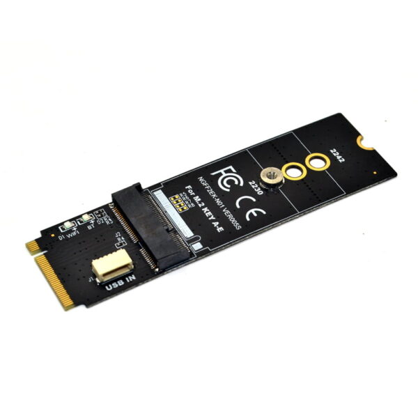 Adaptor M.2 KEY-M la KEY A-E/E pentru M.2 NGFF PCIE 2230 2242 - imagine 3