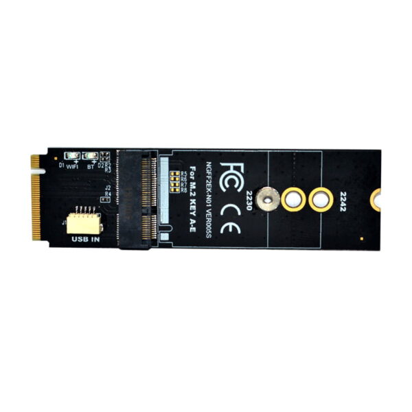 Adaptor M.2 KEY-M la KEY A-E/E pentru M.2 NGFF PCIE 2230 2242 - imagine 4