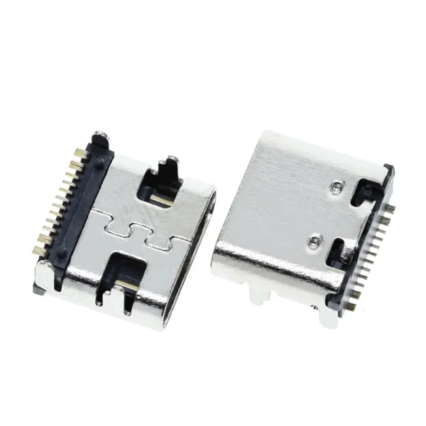 Conector Type C SMT USB 3.1 16pin mama charging port telefoane tablete - imagine 6