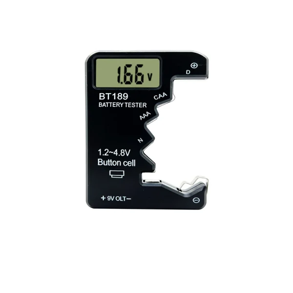 Tester universal baterii AA/AAA/C/D/9.5V/1.5V Display volt tester