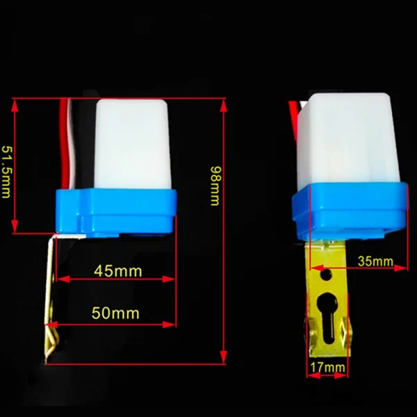 Senzor fotocelula ON/OFF automatic 220V 10A lumina crepuscular - imagine 4