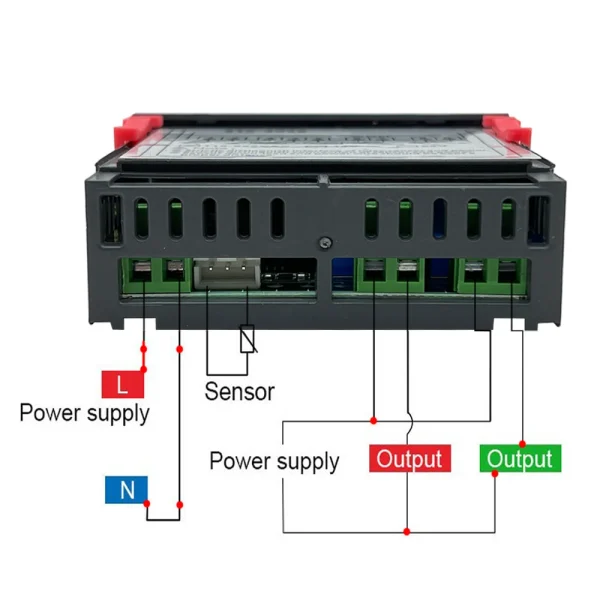 Termostat temperatura si umiditate STC-3028 230V digital controler - imagine 5