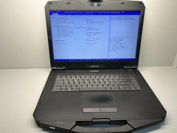 Laptop SH Durabook i5-5200U 16gb ram ssd 256 display 15.6 diagnoza RUGGED