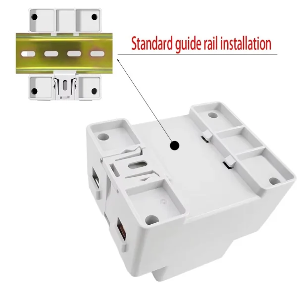 Releu/Contor electric Smart multifunctional Wifi protectie inalta joasa tensiune suprasarcina LCD Color KWS-302WF - imagine 3