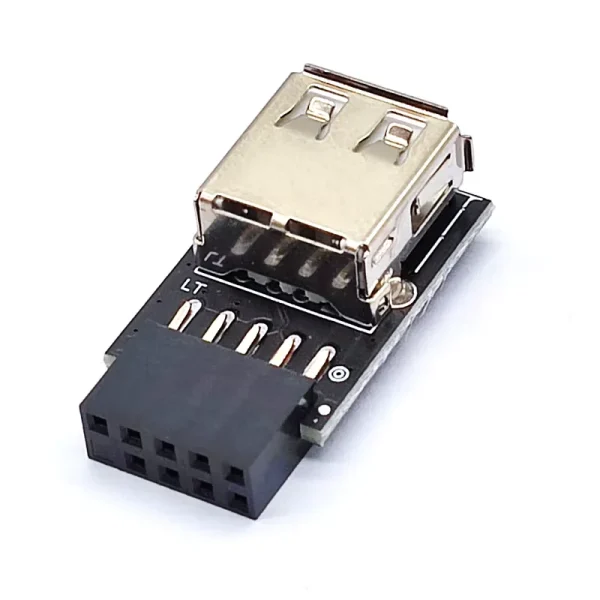 Adaptor 9 PIN la USB convertor placa de baza calculator USB 2.0 - imagine 2