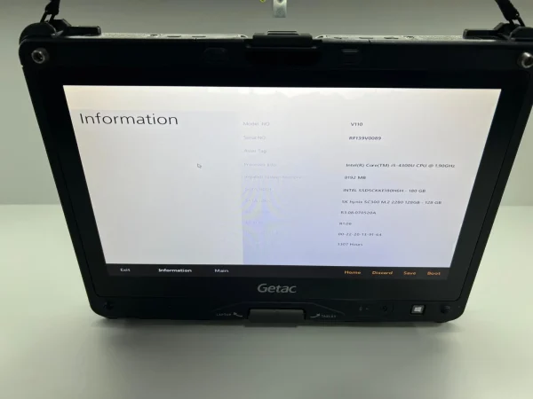 Laptop/Tableta SH GETAC Fully Rugged i5-4300U 180Gb SSD M2 8GB Ram Touchscreen convertible - imagine 6