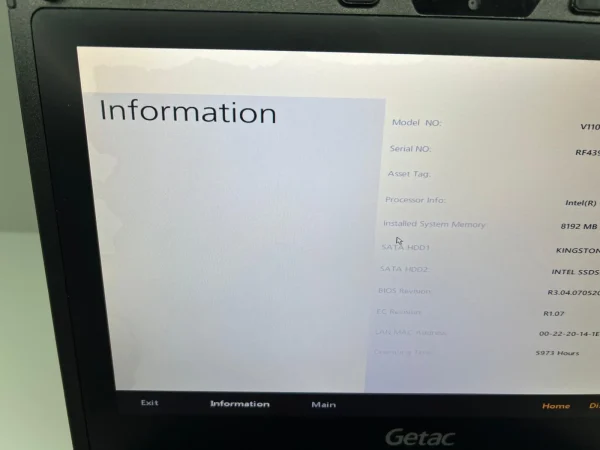 Laptop/Tableta SH GETAC Fully Rugged i5-4300U 180Gb SSD M2 8GB Ram Touchscreen convertible - imagine 6