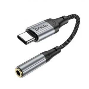 Adaptor Audio USB-C - 3.5mm HOCO LS36 0.12m Negru