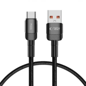 Cablu Date si Incarcare USB-A - USB-C Tech-Protect Ultraboost EVO 100W 0.5m Negru