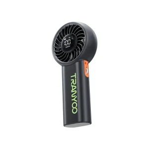 Ventilator portabil High Speed pliabil Tranyoo pliabil negru acumulator display
