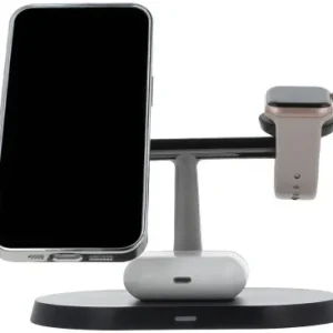 Incarcator Retea Wireless MaXlife MXWC-03 3in1 15W 1.67A Negru