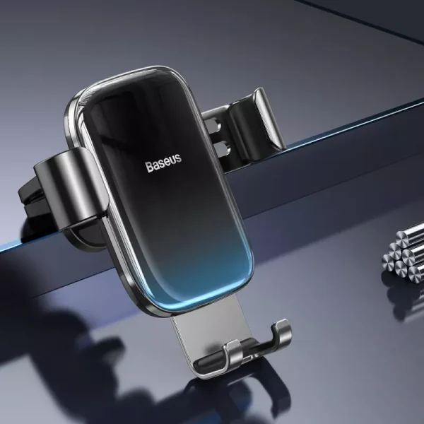 Suport auto Baseus Glaze Gravity 4.7inch - 6.5inch Negru - imagine 9