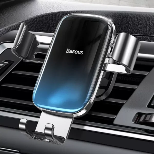 Suport auto Baseus Glaze Gravity 4.7inch - 6.5inch Negru - imagine 7