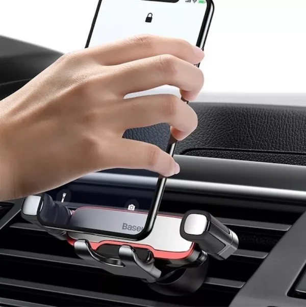 Suport auto Baseus Mr Hui Gravity cu ventuza Argintiu - imagine 5
