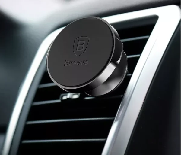 Suport auto Baseus Small Ears Magnetic Rotire 360 grade Negru - imagine 4