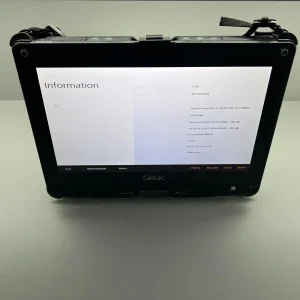 Laptop SH GETAC Fully Rugged i5-4300U 2x SSD 256Gb M2 12GB Ram Touchscreen convertible Tablet
