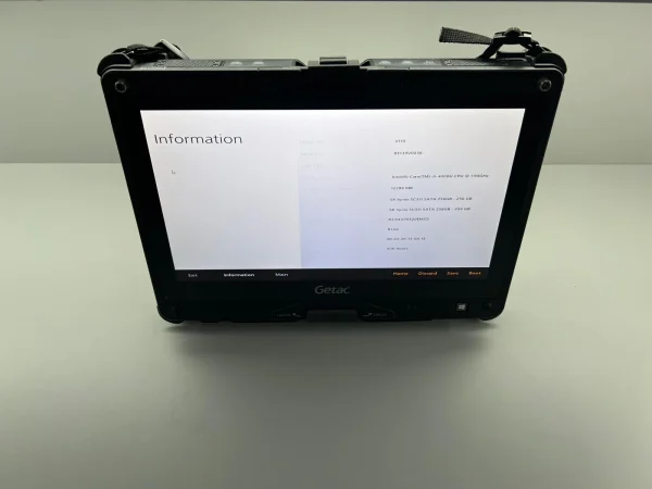Laptop SH GETAC Fully Rugged i5-4300U 2x SSD 256Gb M2 12GB Ram Touchscreen convertible Tablet