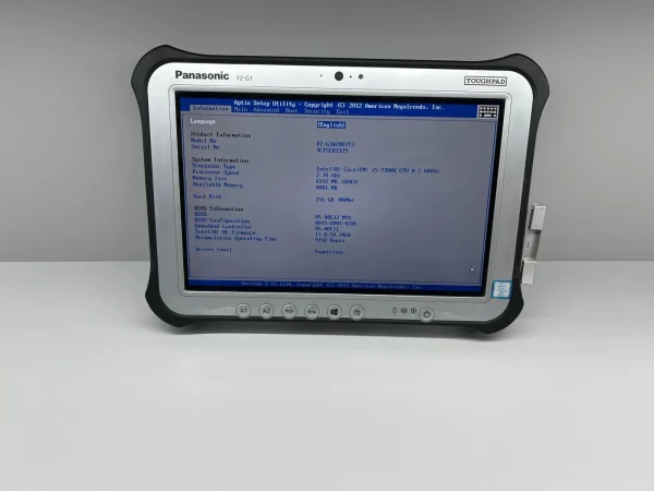 Tableta rugged SH Panasonic FZ-G1 i5-7300U 8GB RAM SSD 256 GB NVME TOUGHPAD