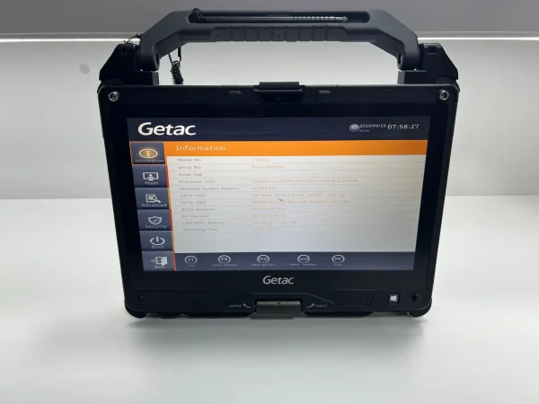 Laptop SH GETAC Fully Rugged i5-5200U 2xSSD 512Gb+256 16GB Ram Touchscreen convertible Tablet