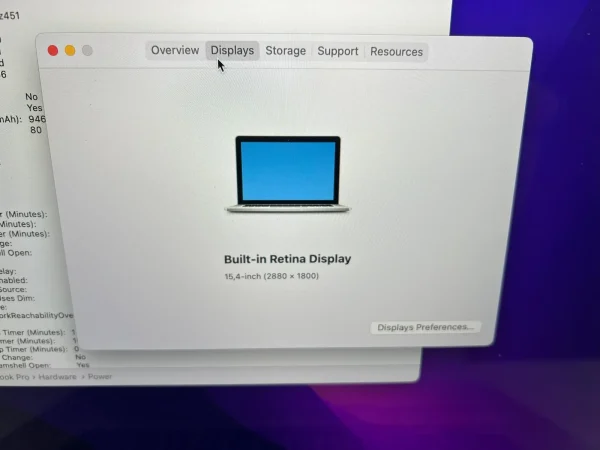Laptop SH MacBook PRO Retina mid 2015 RAM 16gb SSD 512Gb I7 baterie noua - imagine 5