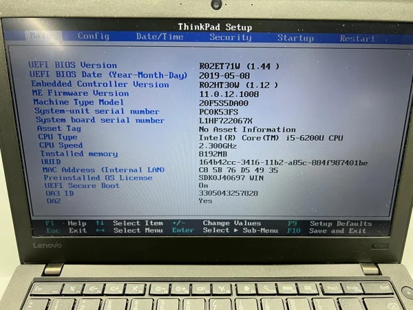 Laptop SH Lenovo Thinkpad X260 i5-6200U SSD 240GB baterie interna + baterie externa 6H - imagine 6