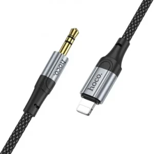 Cablu Audio Lightning - 3.5mm HOCO 1m Negru