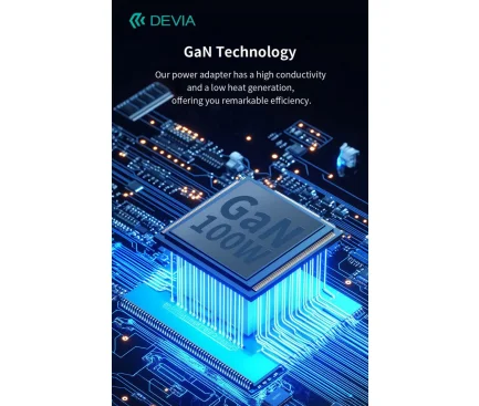 Incarcator Retea DEVIA Extreme Speed 100W 5A 1 x USB-A - 3 x USB-C Alb - imagine 3