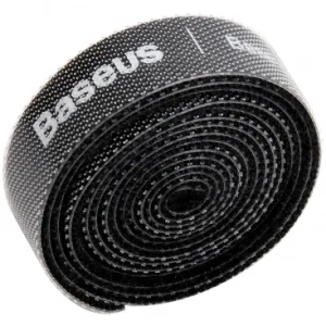 Organizator Cabluri Baseus Circle Velcro 0.5m Negru