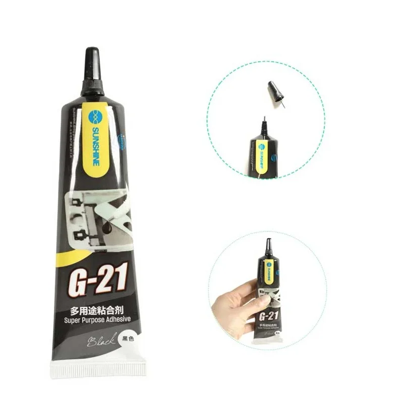 Adeziv Negru Sunshine G-21 ideal pentru Lipiri Durabile 50ml