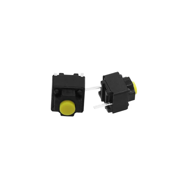 Buton Switch mouse silent 6x6x7.3 mute micro switch Kailh wireless mouse click negru/galben