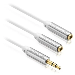 CABLU SPLITER JACK AUDIO 3.5 TATA - 2X 3.5 MAMA 1.0M SENTIVUS