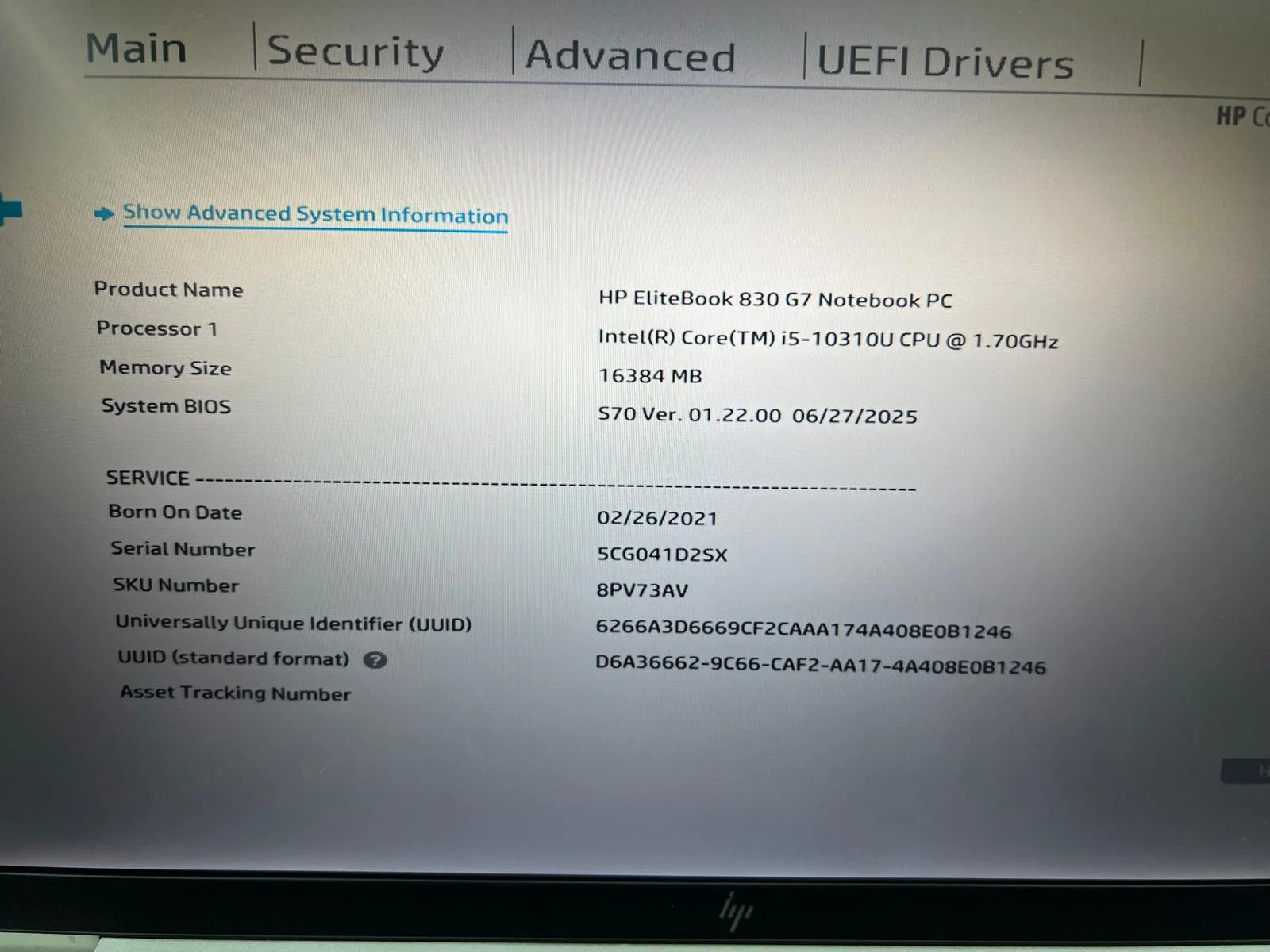 Laptop SH Hp EliteBook 830 G7 i5-10310U 16gb RAM 512gb SSD NVME Display Privacy - imagine 2