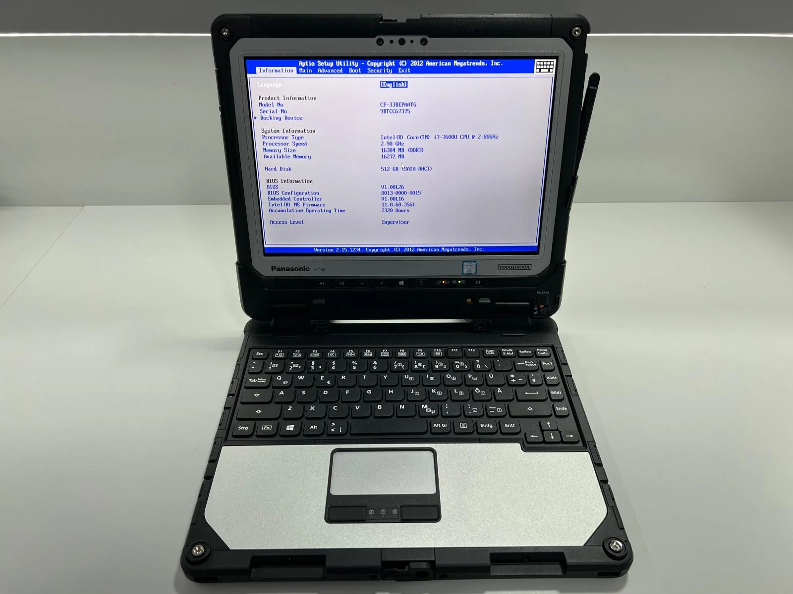 Laptop/Tableta SH Panasonic Toughbook CF-33 i7-7600u 16gb RAM SSD 512gb tastatura detasabila - imagine 3