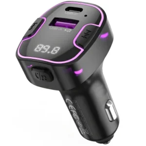 Modulator FM Bluetooth XO Design BCC12 1 x USB-A - 1 x USB-C