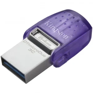 Memorie Externa USB-A 3.2 dual USB-C Kingston microDuo 3C 64Gb