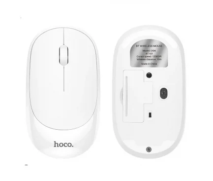 Mouse Wireless HOCO DI04 1200DPI BT / Wi-Fi Alb - imagine 3
