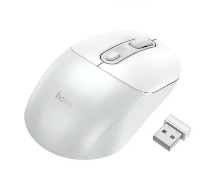 Mouse Wireless HOCO GM28 1600DPI Alb