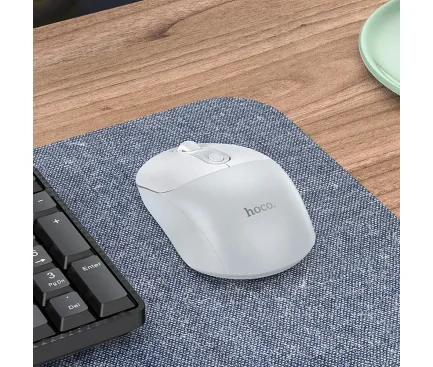 Mouse Wireless HOCO GM28 1600DPI Alb - imagine 3
