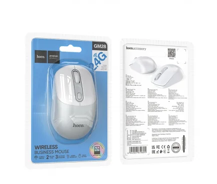 Mouse Wireless HOCO GM28 1600DPI Alb - imagine 4