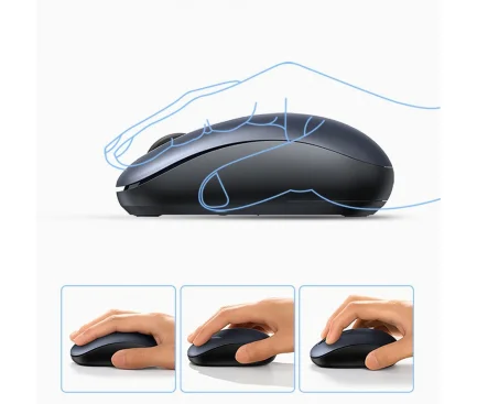 Mouse Wireless UGREEN MU105 2400DPI Bleumarin - imagine 2