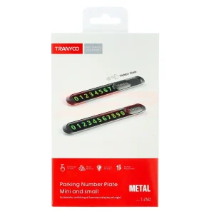 Placa din metal afisaj numar telefon mobil TRANYOO