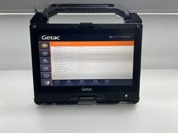 Laptop SH GETAC Fully Rugged i5-5200U SSD M2 512Gb+256 16GB Ram Touch convertible Tablet