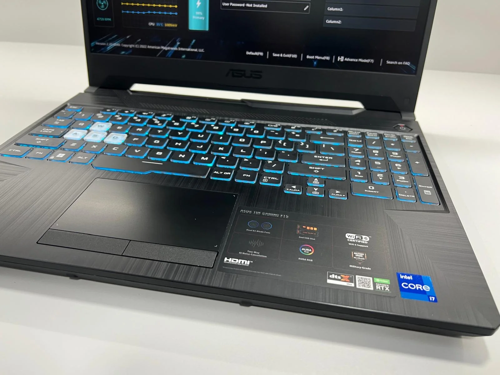 Laptop SH Gaming ASUS TUF F15 i7-11800H RTX 3050 4gb 512gb SSD Ram 32gb - imagine 3