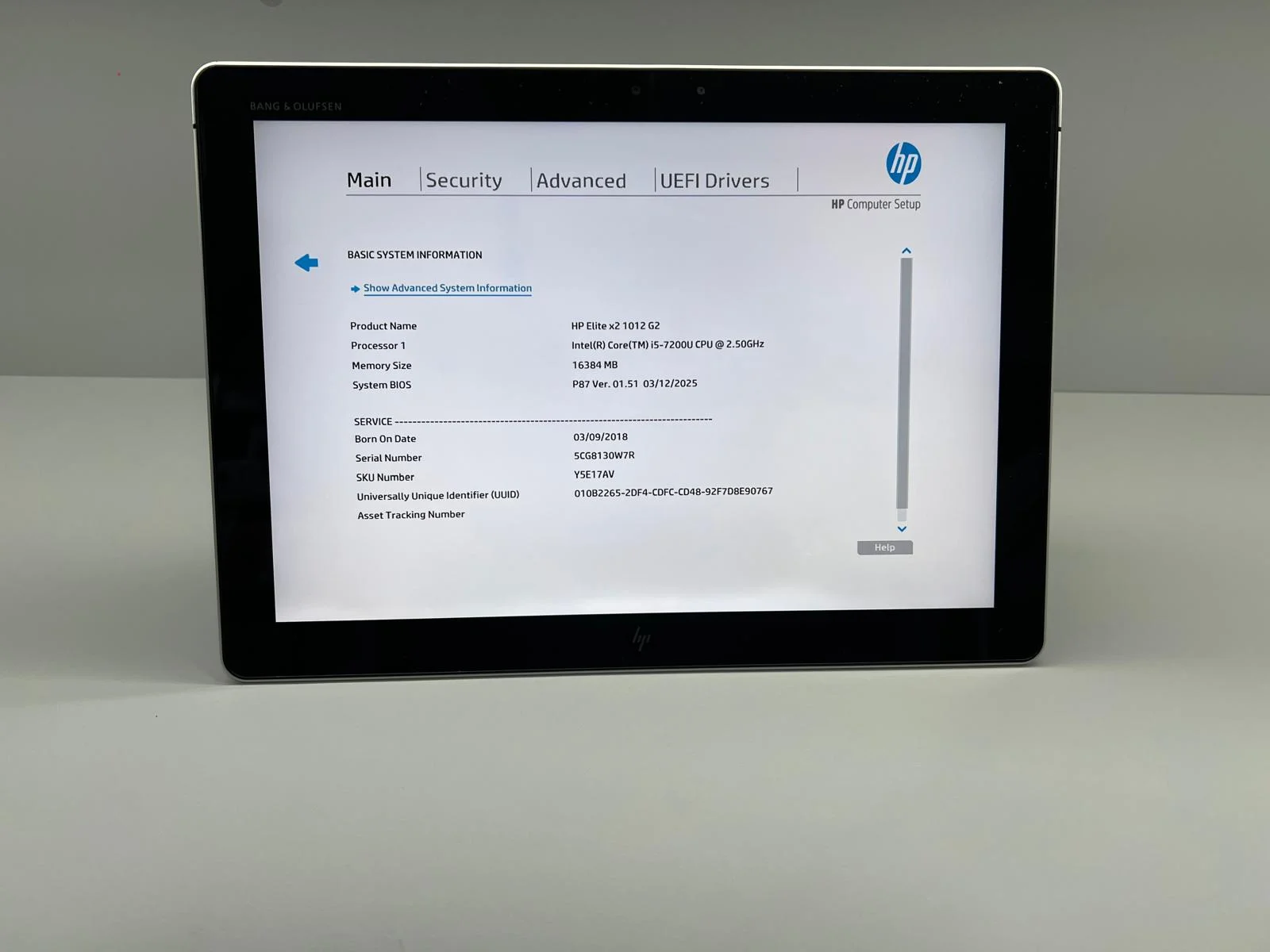 Tableta/Laptop SH HP Elite X2 G2 i5-7200U 16gb RAM NVME 256Gb si tastatura - imagine 2