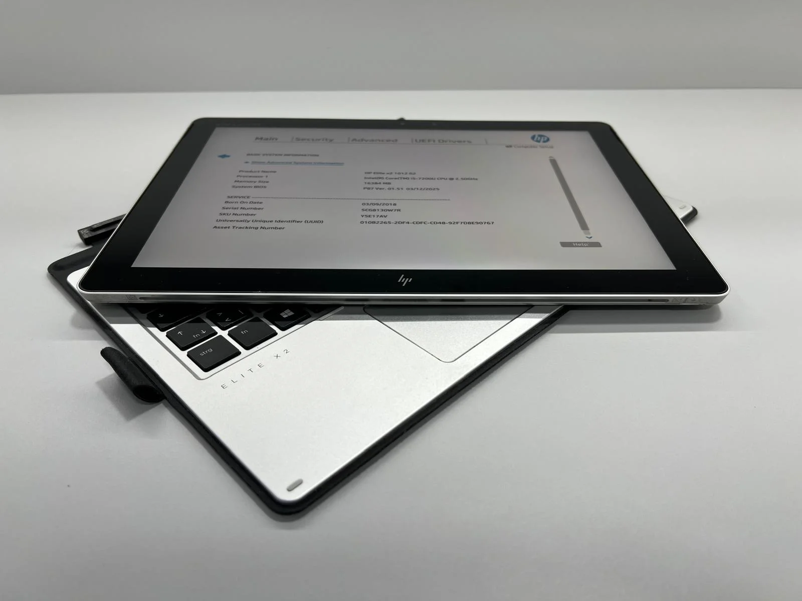 Tableta/Laptop SH HP Elite X2 G2 i5-7200U 16gb RAM NVME 256Gb si tastatura - imagine 3