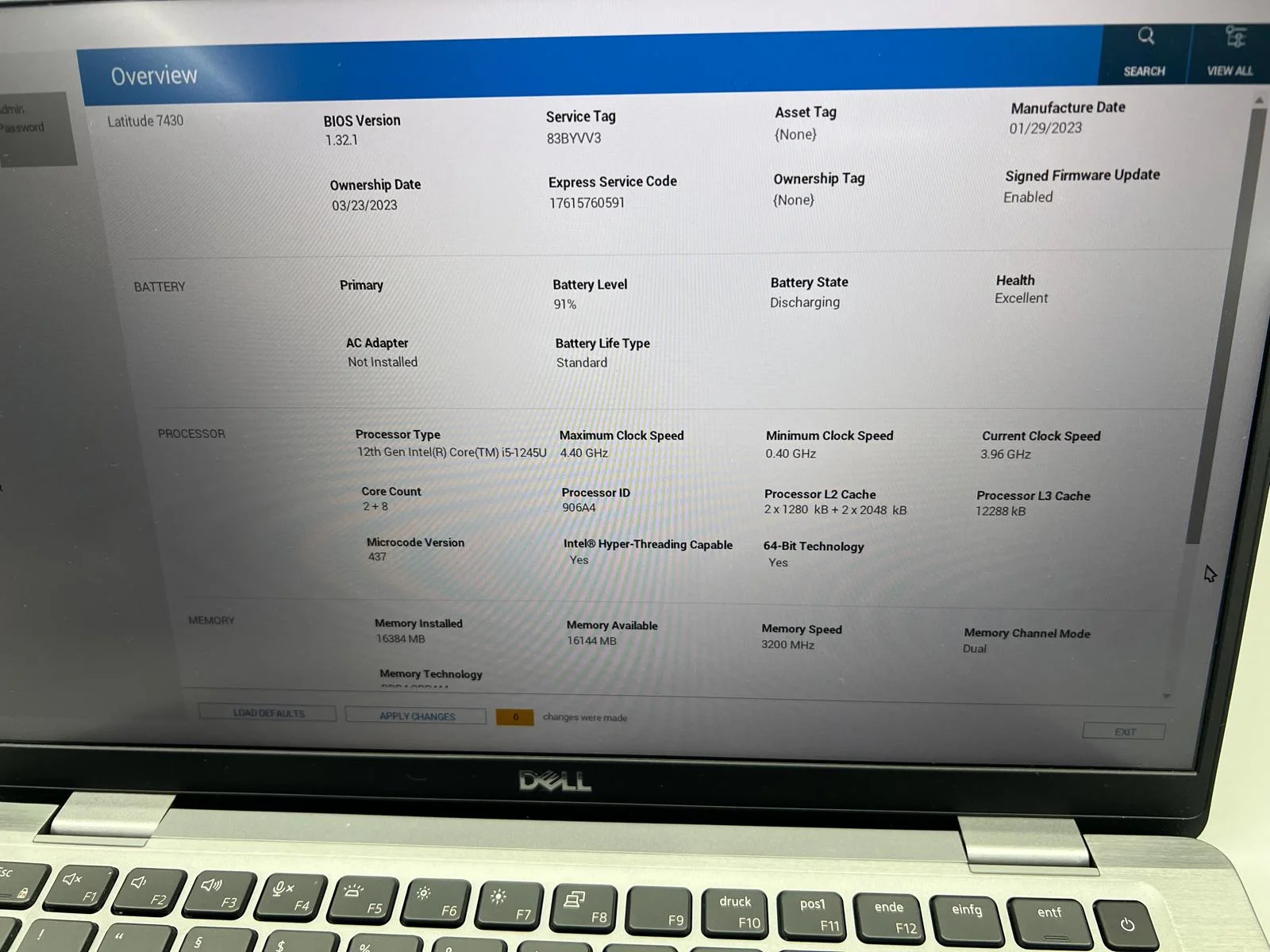 Laptop SH Dell Latitude 7430 i5-1245U 16gb RAM 512gb SSD - imagine 2